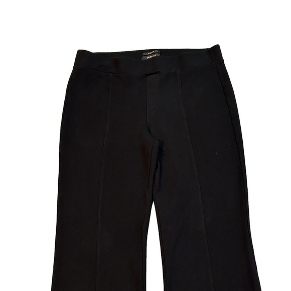 MACY'S STYLE & CO. Pants Pull on Stretchy Wide leg Black Size Large Like new - Picture 4 of 9